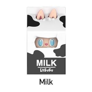 The Monsters Wacky Mart Series Figures Labubu Pop Mart Figure Milk Monster White